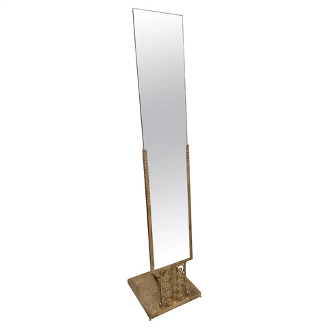 French Art Deco Standing Mirror Full Length