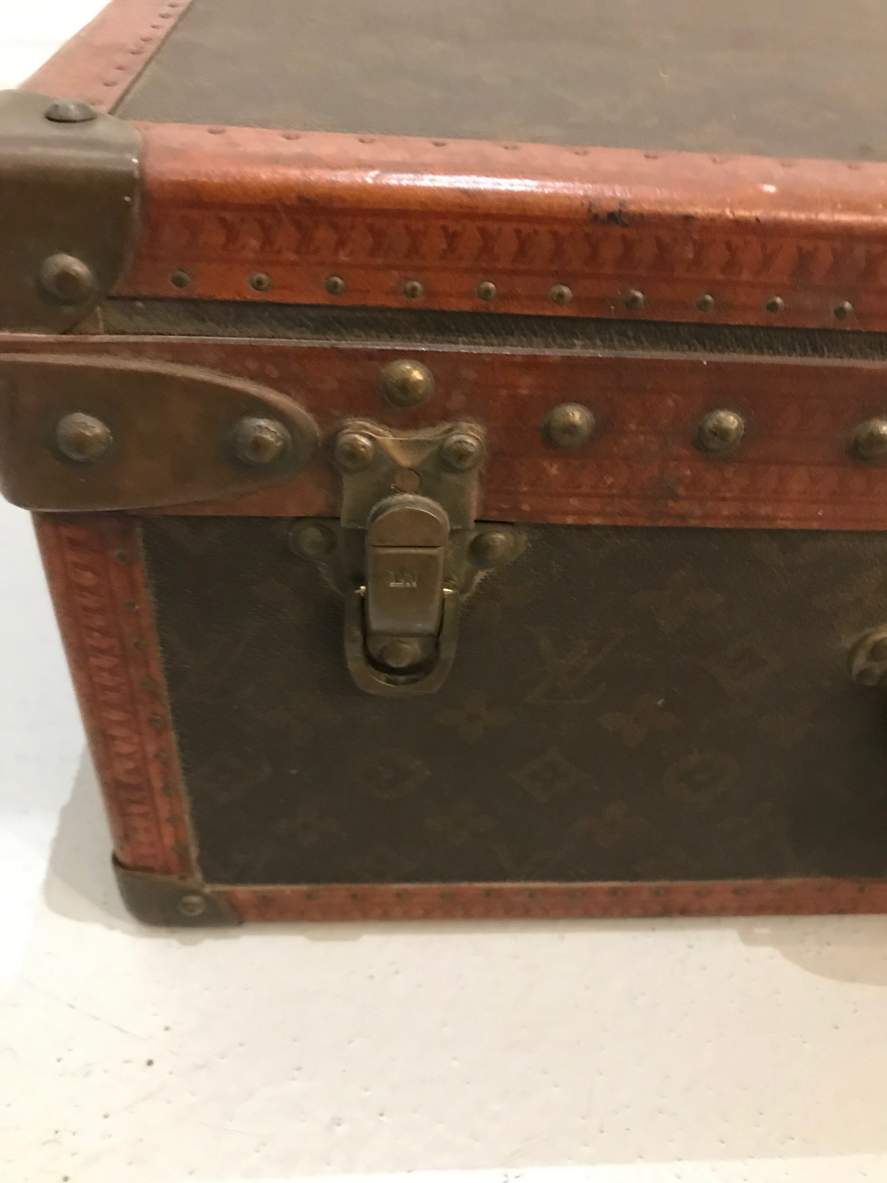 Louis Vuitton Suitcase Trunk with Key